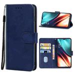 Leather Phone Case For OPPO K5(Blue)