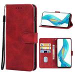 Leather Phone Case For OPPO Realme X(Red)