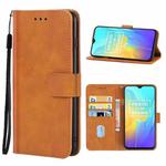 Leather Phone Case For OPPO Realme U1(Brown)