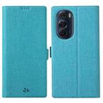 For Motorola Moto Edge X30 ViLi K Series Magnetic Buckle Leather Phone Case(Blue)