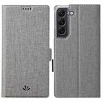 For Samsung Galaxy S22 5G ViLi K Series Magnetic Buckle Leather Phone Case(Grey)