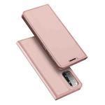 For Xiaomi Redmi Note 11S / 11 4G International Version DUX DUCIS Skin Pro Series Shockproof Leather Phone Case(Rose Gold)