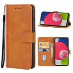 Leather Phone Case For Samsung Galaxy A52s 5G(Brown)