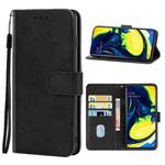 Leather Phone Case For Samsung Galaxy A80(Black)