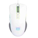 ONIKUMA CW908 RGB Lighting Wired Mouse(White)