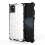 For Galaxy Note 10 Lite Shockproof Honeycomb PC + TPU Protective Case(White)