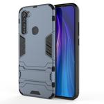 For Xiaomi Redmi Note 8T Shockproof PC + TPU Protective Case with Invisible Holder(Navy Blue)