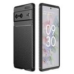 For Google Pixel 7 Carbon Fiber Texture Shockproof TPU Phone Case(Black)