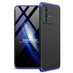 For vivo V23 5G GKK Three Stage Splicing PC Phone Case(Black Blue)