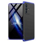 For vivo V23 Pro GKK Three Stage Splicing PC Phone Case(Black Blue)