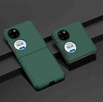 For Huawei P50 Pocket Oil-sprayed PC Phone Case(Green)