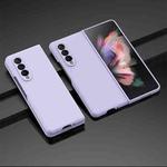 For Samsung Galaxy Z Fold3 5G Oil-sprayed PC Phone Case(Purple)