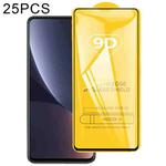 25 PCS 9D Full Glue Screen Tempered Glass Film For Xiaomi Redmi K50/K50 Pro/K50 Gaming/Redmi K60/K60 Ultra