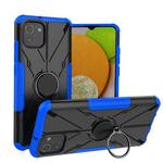 For Samsung Galaxy A03 166mm EU Version Armor Bear Shockproof PC + TPU Phone Case(Blue)