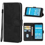 Leather Phone Case For Wiko Life 3 U316AT(Black)