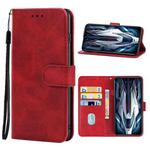 Leather Phone Case For Xiaomi Redmi K50(Red)