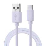 USB to USB-C / Type-C Copper Core Charging Cable, Cable Length:50cm(White)