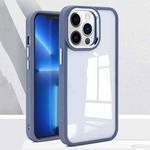 Charming Pupil II Transparent PC + TPU Phone Case For iPhone 12(Far Peak Blue)