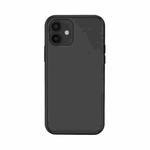 Skin Feel PC + TPU Phone Case For iPhone 12 Pro Max(Black)