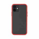 Skin Feel PC + TPU Phone Case For iPhone 12 Pro Max(Red)