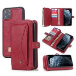 For iPhone 11 Pro POLA Multi-function TPU + PC Magnetic Horizontal Flip Leather Case with Holder & Card Slots & Wallet & Photo Frame(Red)