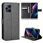 For OPPO Find X3 / Find X3 Pro Diamond Texture Leather Phone Case(Black)