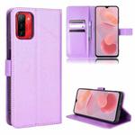 For Ulefone Note 12P Diamond Texture Leather Phone Case(Purple)