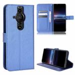 For Sony Xperia Pro-1 Diamond Texture Leather Phone Case(Blue)