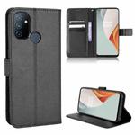 For OnePlus Nord N100 Diamond Texture Leather Phone Case(Black)