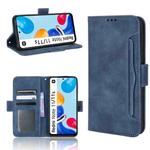 For Xiaomi Redmi Note 11S / Note 11 4G Overseas Version Skin Feel Calf Pattern Leather Phone Case(Blue)