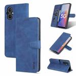 For OPPO A96 5G / Reno7 5G Overseas Version & OnePlus Nord N20 5G AZNS Skin Feel Calf Texture Horizontal Flip Leather Phone Case(Blue)