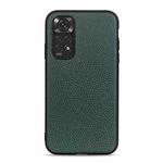 For Xiaomi Redmi Note 11 4G Global / Note 11S Big Hole Litchi Texture Leather Shockproof Phone Case(Green)