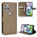 For Motorola Moto G 5G Diamond Texture Leather Phone Case(Brown)