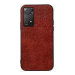 For Xiaomi Redmi Note 11 Pro Global Crazy Horse Texture Shockproof Protective Leather Case(Brown)