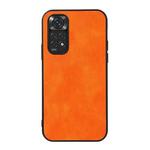 For Xiaomi Redmi Note 11 4G Global / Note 11S Two-color Litchi Texture Phone Case(Orange)