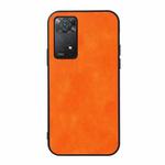 For Xiaomi Redmi Note 11 Pro Global Two-color Litchi Texture Phone Case(Orange)