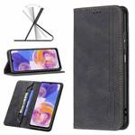 For Samsung Galaxy A23 5G Magnetic RFID Blocking Anti-Theft Leather Phone Case(Black)