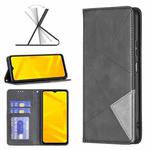For ZTE Blade A71 Prismatic Invisible Magnetic Leather Phone Case(Black)