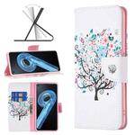 For OPPO A36 4G / A96 4G / A76 4G / K10 4G / Realme 9i Colored Drawing Pattern Leather Phone Case(Tree)