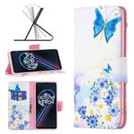 For OPPO Realme 9 Pro+ Colored Drawing Pattern Leather Phone Case(Butterfly Love)