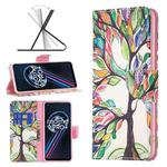 For OPPO Realme 9 Pro+ Colored Drawing Pattern Leather Phone Case(Tree Life)