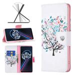 For OPPO Realme 9 Pro+ Colored Drawing Pattern Leather Phone Case(Tree)
