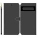 For Google Pixel 7 Pro 5G Imitated Mirror Surface Horizontal Flip Leather Phone Case(Black)
