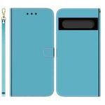 For Google Pixel 7 5G Imitated Mirror Surface Horizontal Flip Leather Phone Case(Blue)