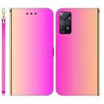 For Redmi Note 11 Pro 4G / 5G Imitated Mirror Surface Horizontal Flip Leather Phone Case(Gradient Color)