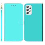 For Samsung Galaxy A23 Imitated Mirror Surface Horizontal Flip Leather Phone Case(Mint Green)
