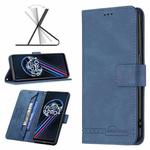 For OPPO Realme 9 Pro+ Magnetic Clasp RFID Blocking Anti-Theft Leather Case(Blue)