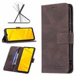 For ZTE Blade A71 Magnetic Clasp RFID Blocking Anti-Theft Leather Case(Brown)