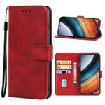Leather Phone Case For Xiaomi Redmi K40S(Red)