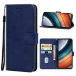 Leather Phone Case For Xiaomi Redmi K40S(Blue)